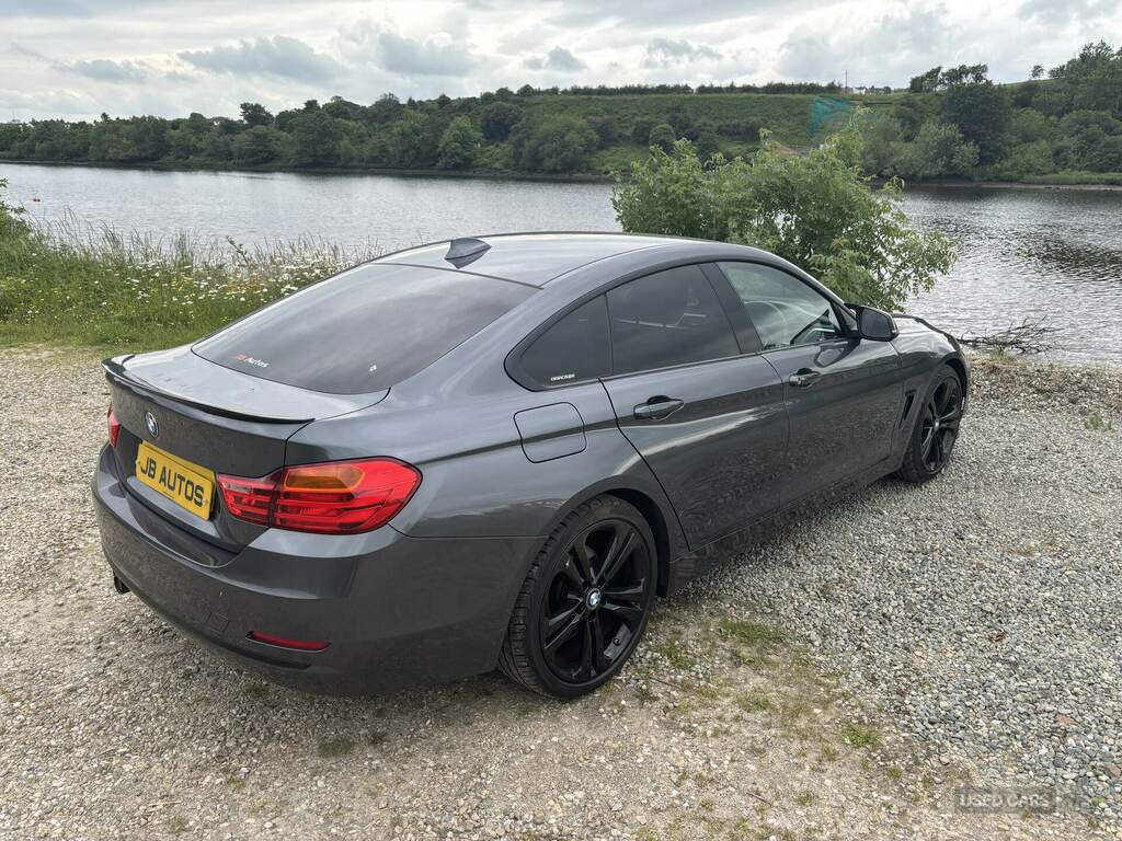 BMW 4 Series 420D 190 Sport Business Media YB17ZGF Grey #4