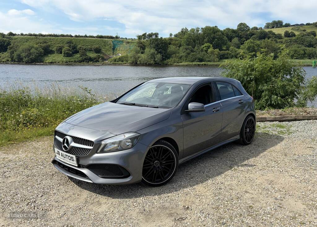 Mercedes-Benz A Class A200d Amg Line SE18VGO Grey #2