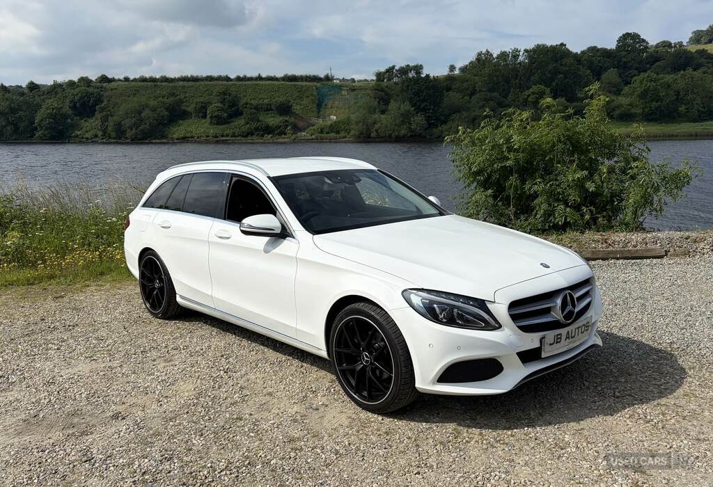 Mercedes-Benz C Class C200d Sport White