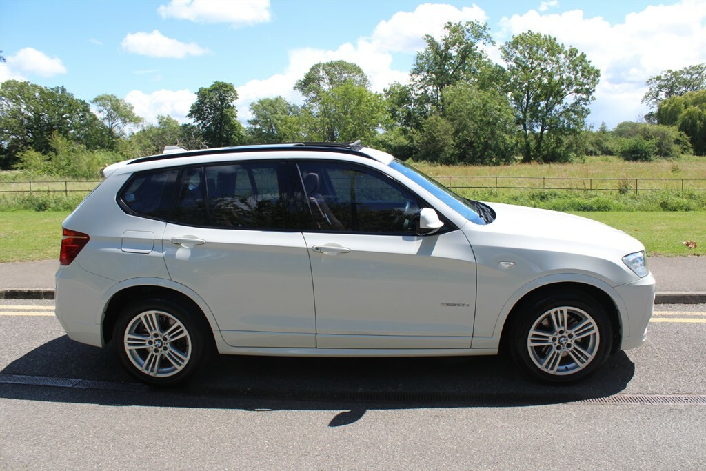 BMW X3 Xdrive20d M Sport White #3