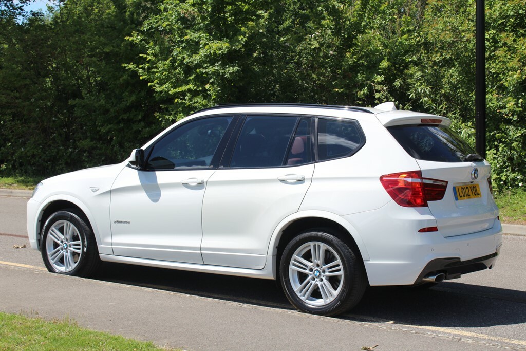 BMW X3 Xdrive20d M Sport White #4