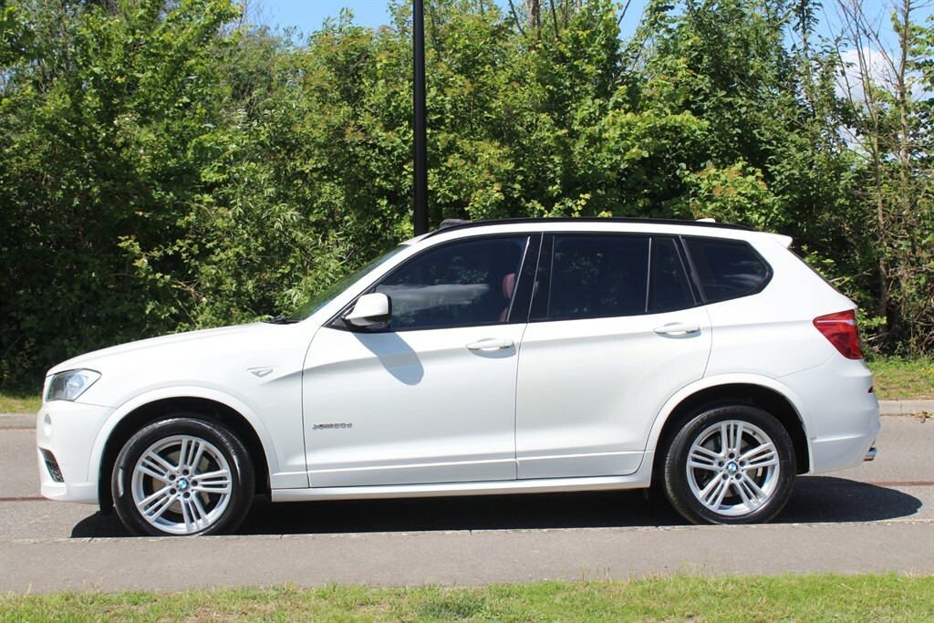 BMW X3 Xdrive20d M Sport White #2