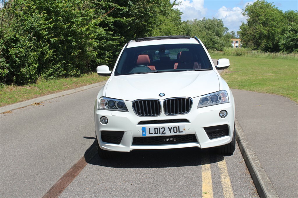 BMW X3 Xdrive20d M Sport White #5
