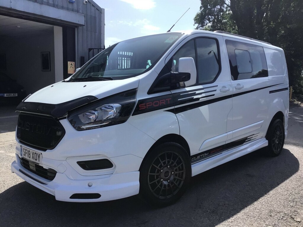 Ford Transit Custom 2.0 280 Ecoblue Crew Van L1 H1 Euro 6 5 Seat SF18XOY #2