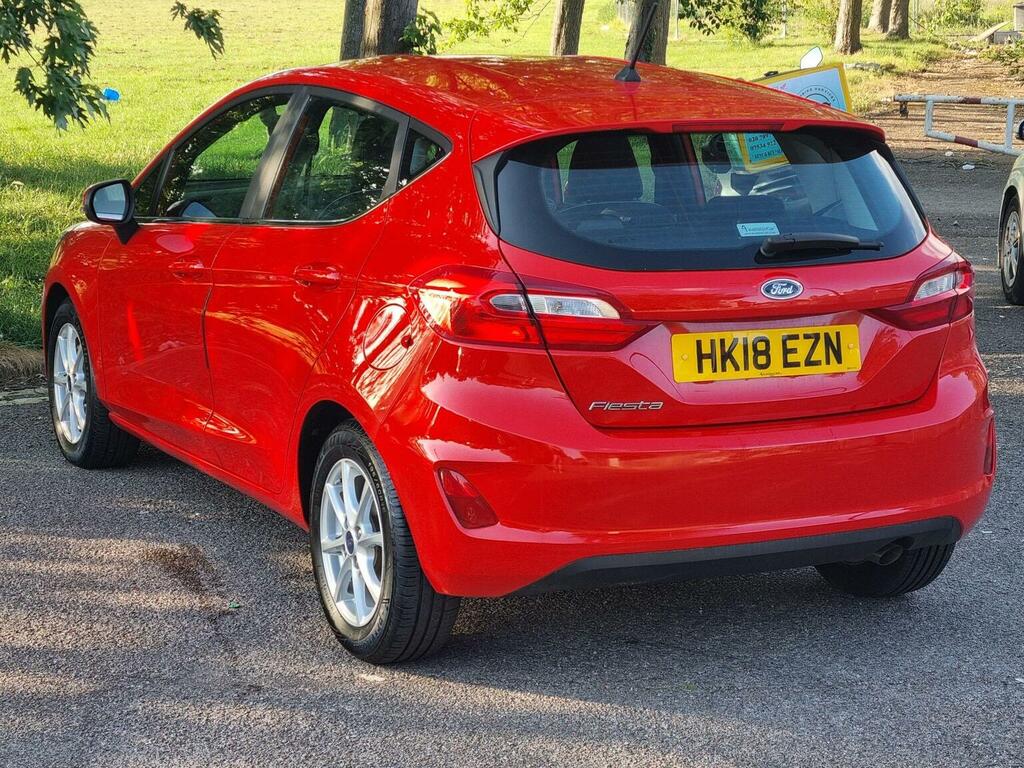 Ford Fiesta Hatchback 1.0T Ecoboost Zetec Euro 6 Ss HK18EZN Red #4