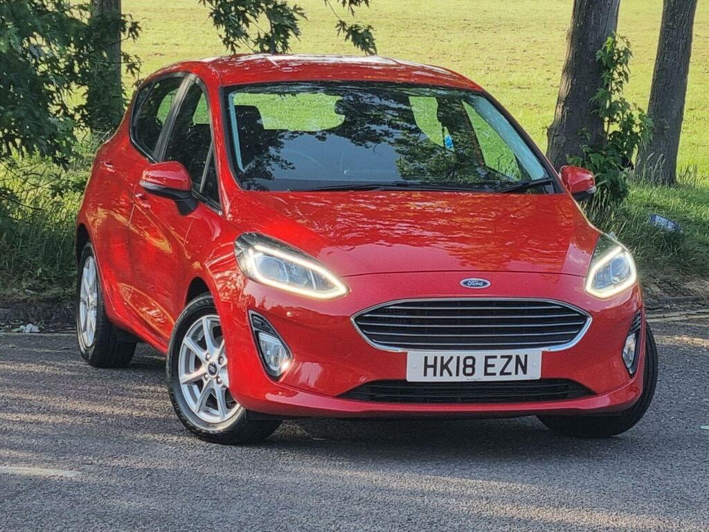 Ford Fiesta Hatchback 1.0T Ecoboost Zetec Euro 6 Ss HK18EZN Red #3