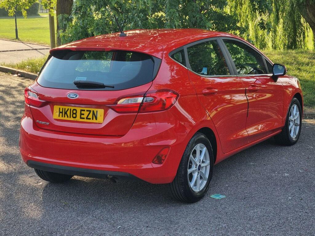 Ford Fiesta Hatchback 1.0T Ecoboost Zetec Euro 6 Ss HK18EZN Red #6