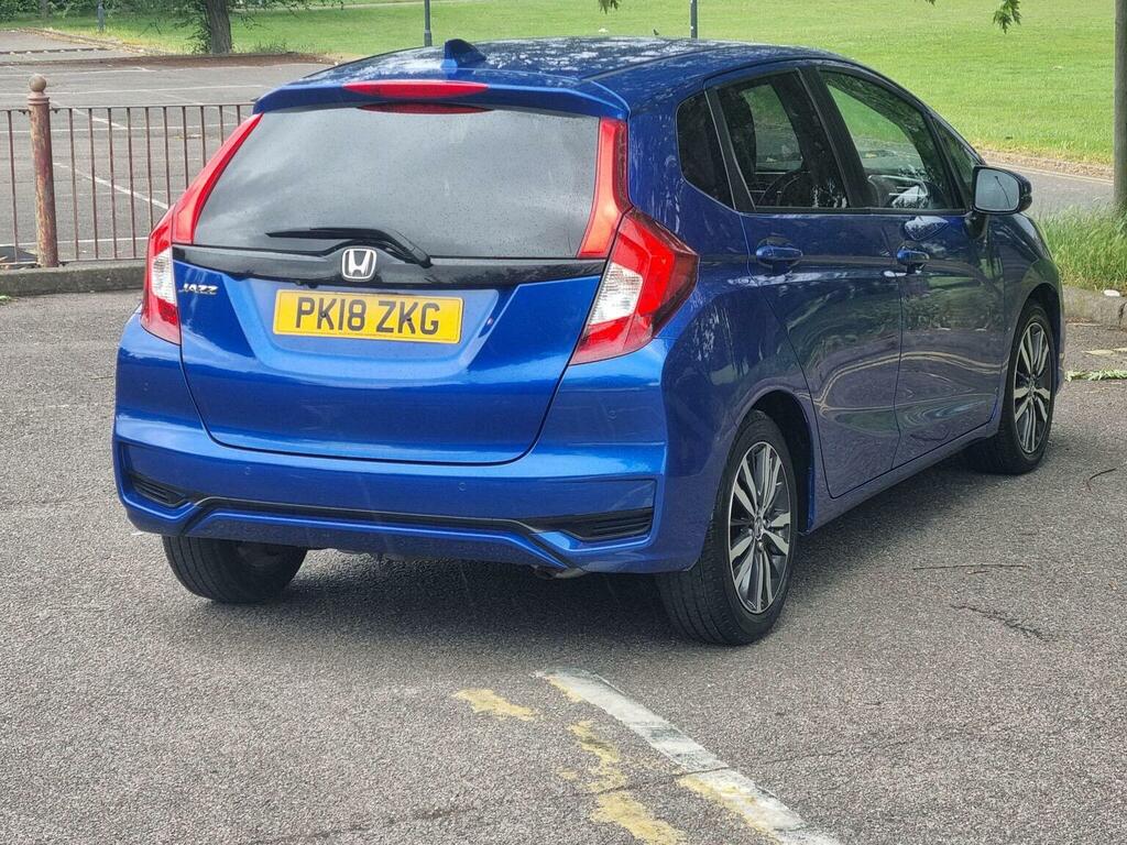 Honda Jazz Hatchback 1.3 I-vtec Ex Navi Cvt Euro 6 Ss PK18ZKG Blue #6
