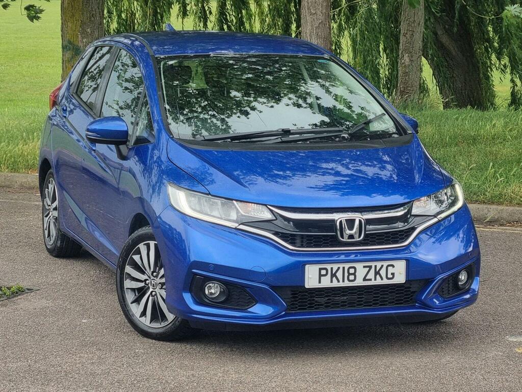 Honda Jazz Hatchback 1.3 I-vtec Ex Navi Cvt Euro 6 Ss PK18ZKG Blue #3