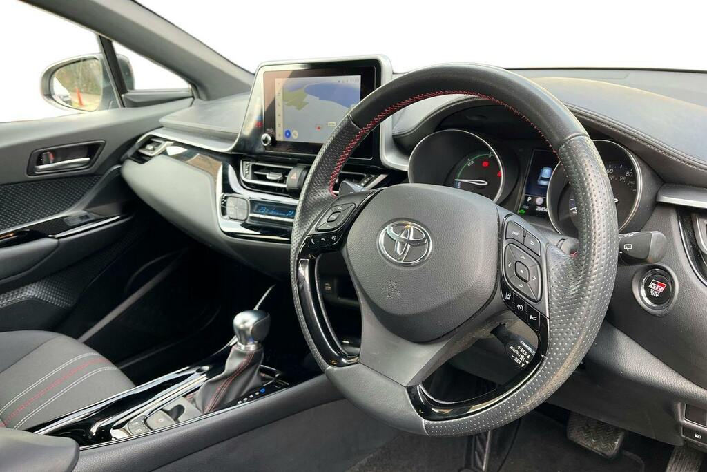 Toyota C-Hr 1.8 Vvt H Gr Sport Suv Hybrid Cvt GF23WLU White #6