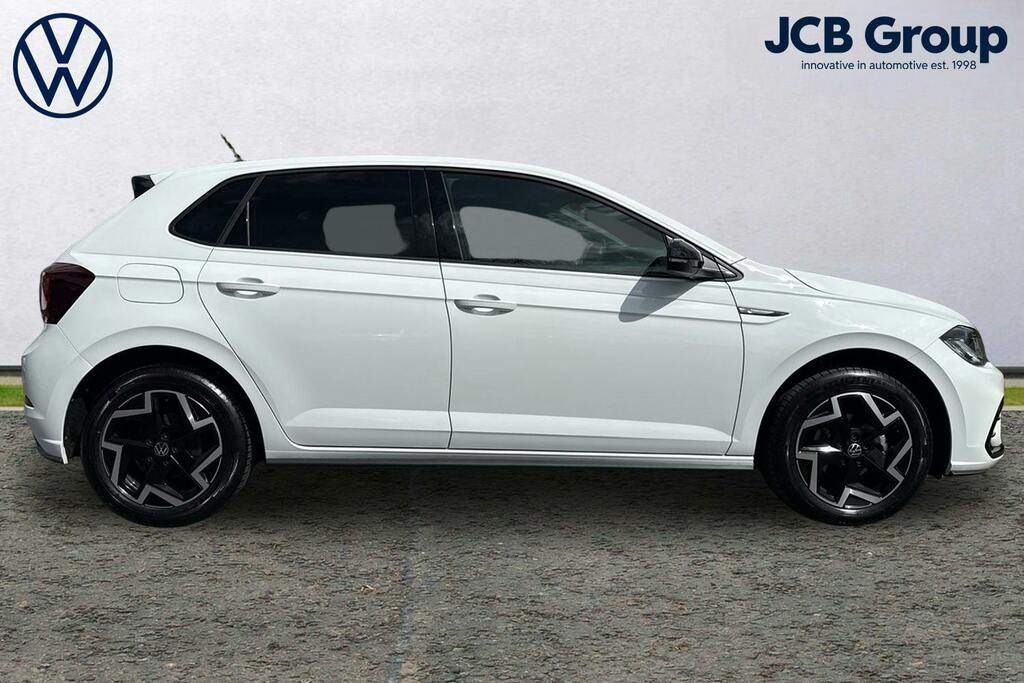 Volkswagen Polo 1.0 Tsi R-line Hatchback GL25XUY White #4