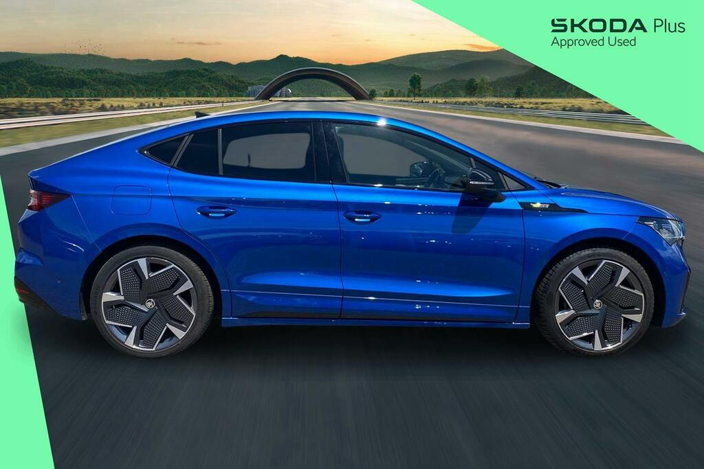 Skoda ENYAQ Iv 82Kwh Vrs Coupe 4Wd YC23WZG Blue #4