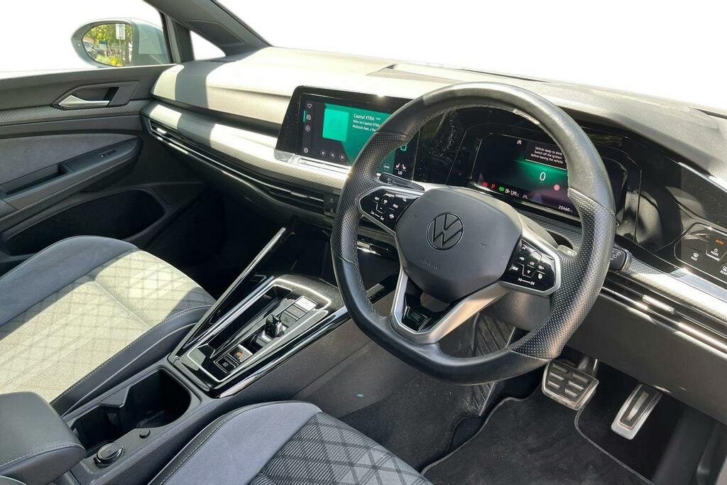 Volkswagen Golf 1.5 Etsi Mhev R-line Hatchback Hybrid D AU23OCF Grey #6