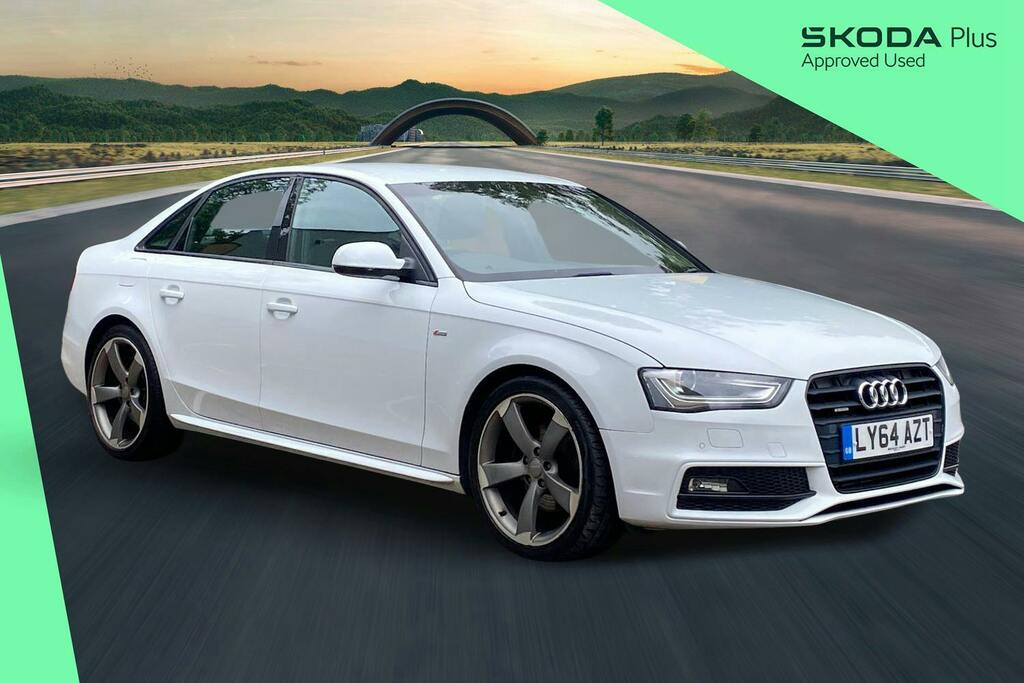 Audi A4 2.0 Tdi Black Edition Saloon S Tronic Q White