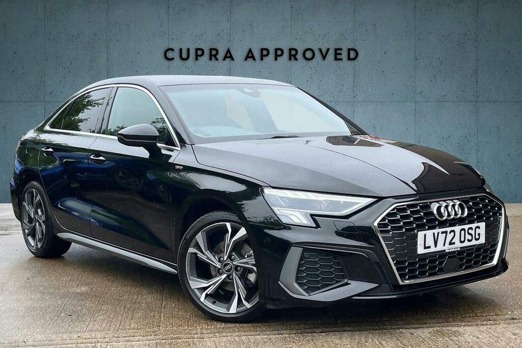 Audi A3 1.0 Tfsi 30 S Line Saloon S Tronic Black