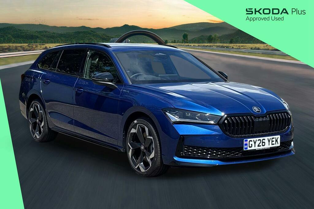 Skoda Superb 1.5 Tsi Iv 25.7Kwh Sportline Estate Plu Blue
