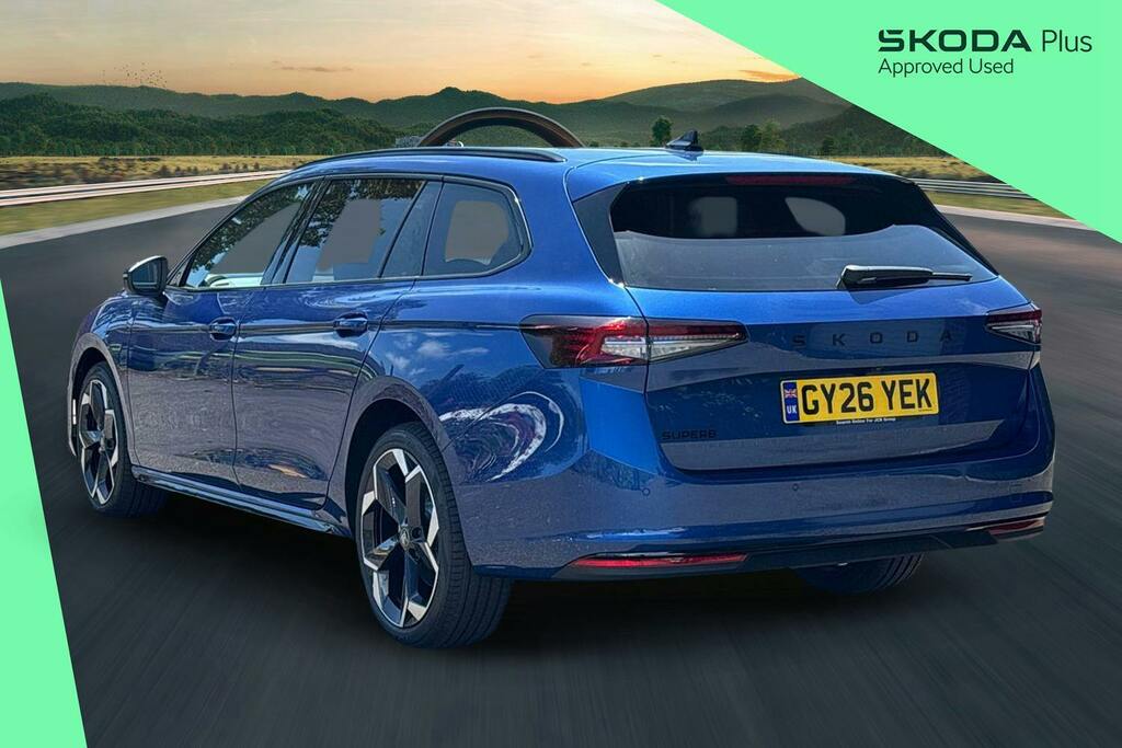 Skoda Superb 1.5 Tsi Iv 25.7Kwh Sportline Estate Plu Blue #3