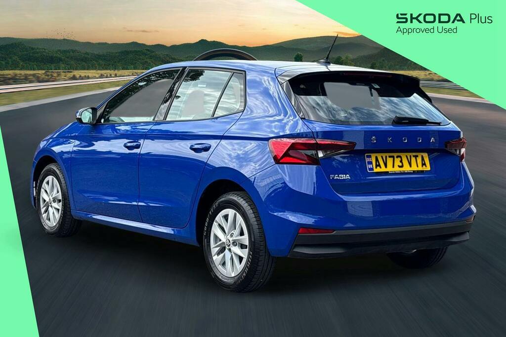 Skoda Fabia 1.0 Tsi Se Comfort Hatchback Dsg Blue #3