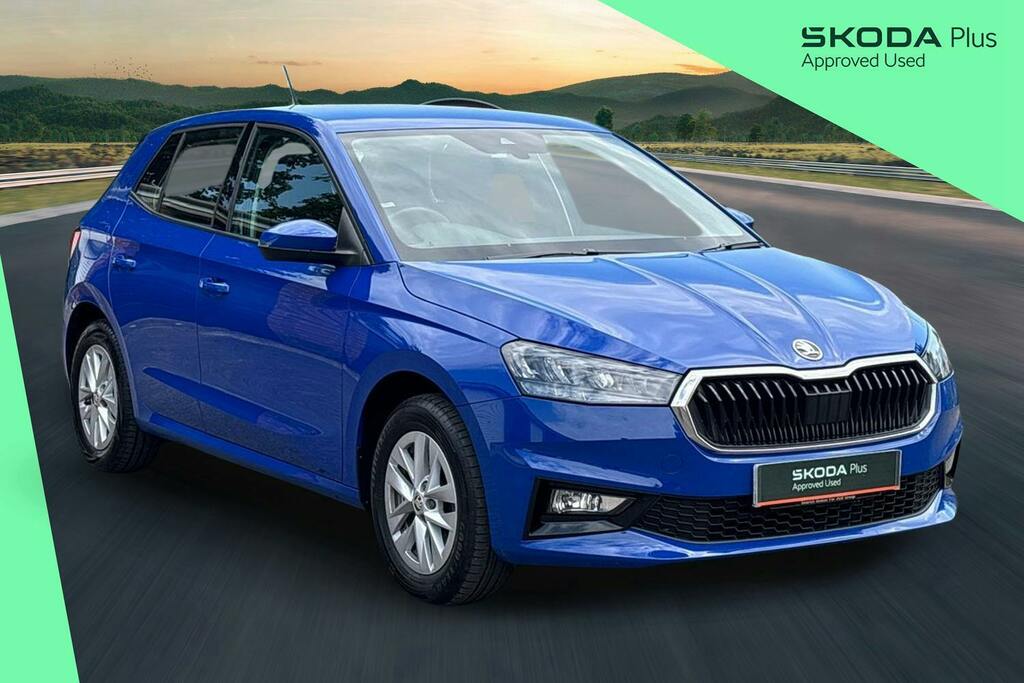 Skoda Fabia 1.0 Tsi Se Comfort Hatchback Dsg Blue