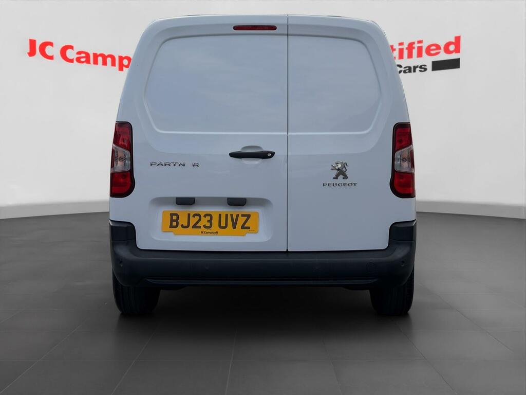 Peugeot Partner 1.5 Bluehdi 1000 Professional Premium Standard P BJ23UVZ White #6
