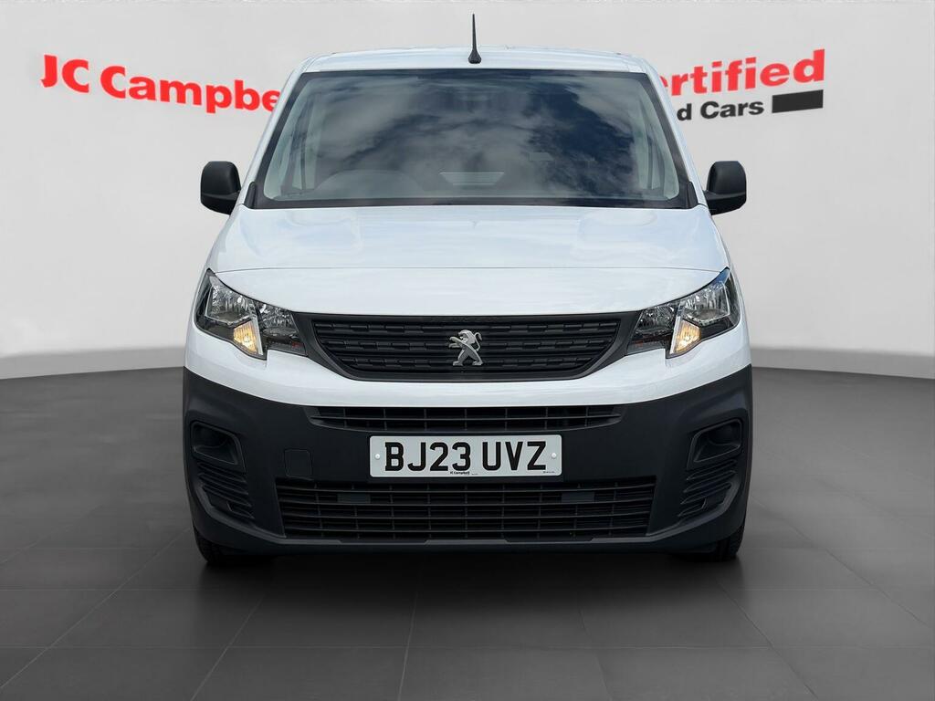 Peugeot Partner 1.5 Bluehdi 1000 Professional Premium Standard P BJ23UVZ White #2