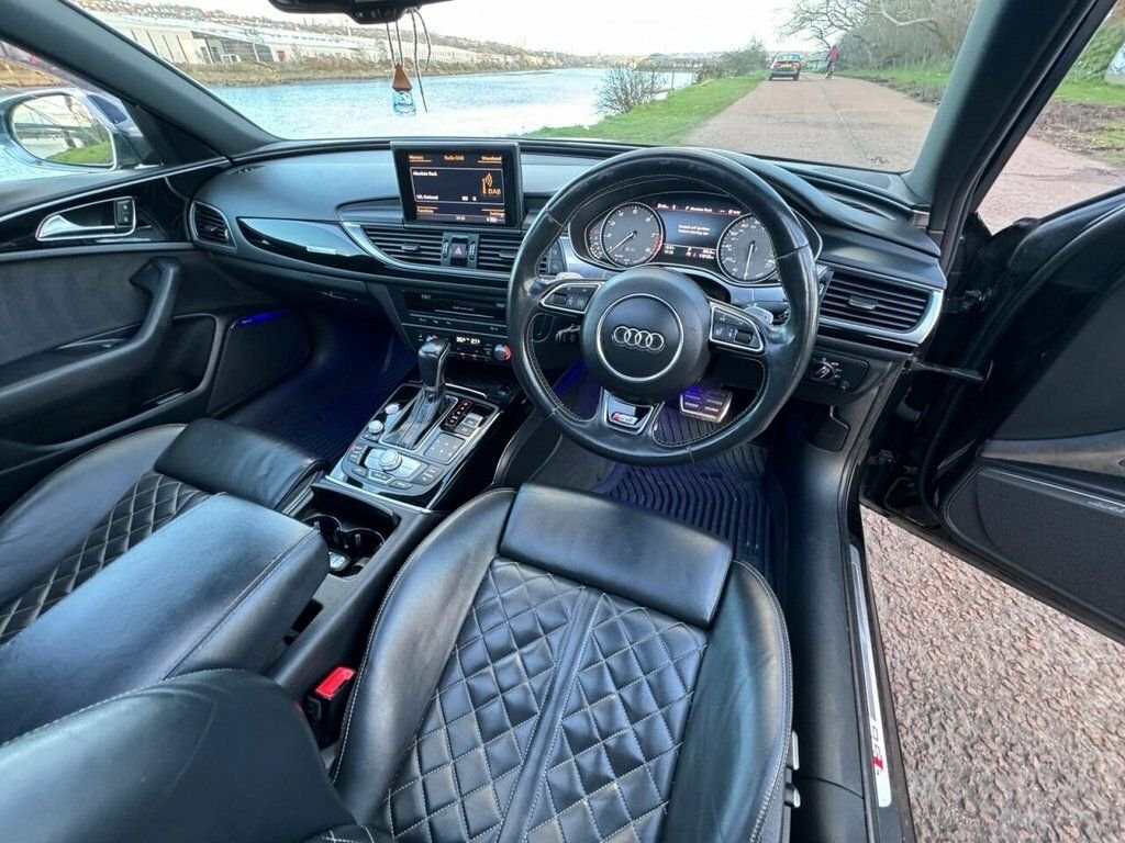 Audi S6 Avant Estate Blue #11