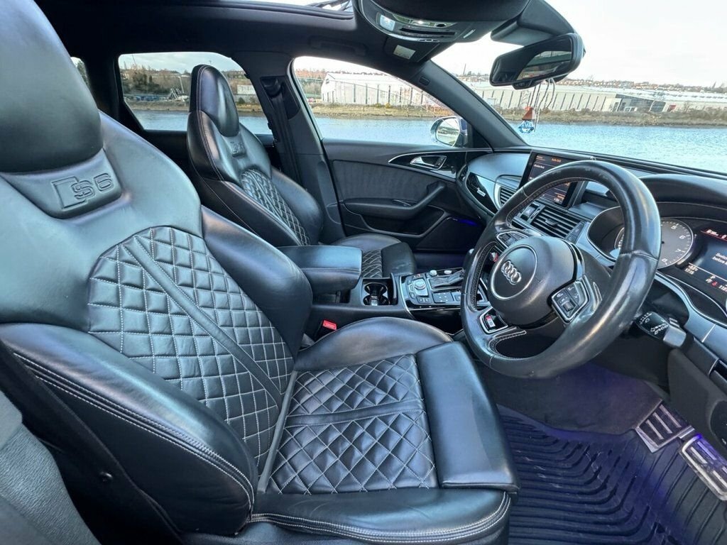 Audi S6 Avant Estate Blue #10