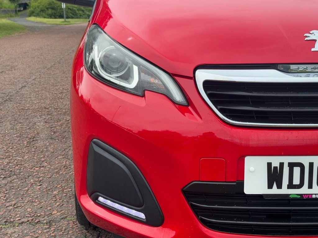 Peugeot 108 Hatchback Red #4