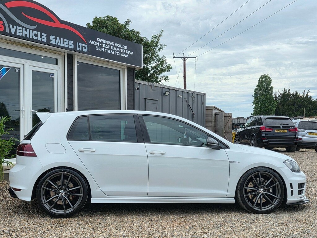 Volkswagen Golf 2.0 Tsi Bluemotion Tech R Dsg 4Motion Euro 6 Ss YA64LEU White #4