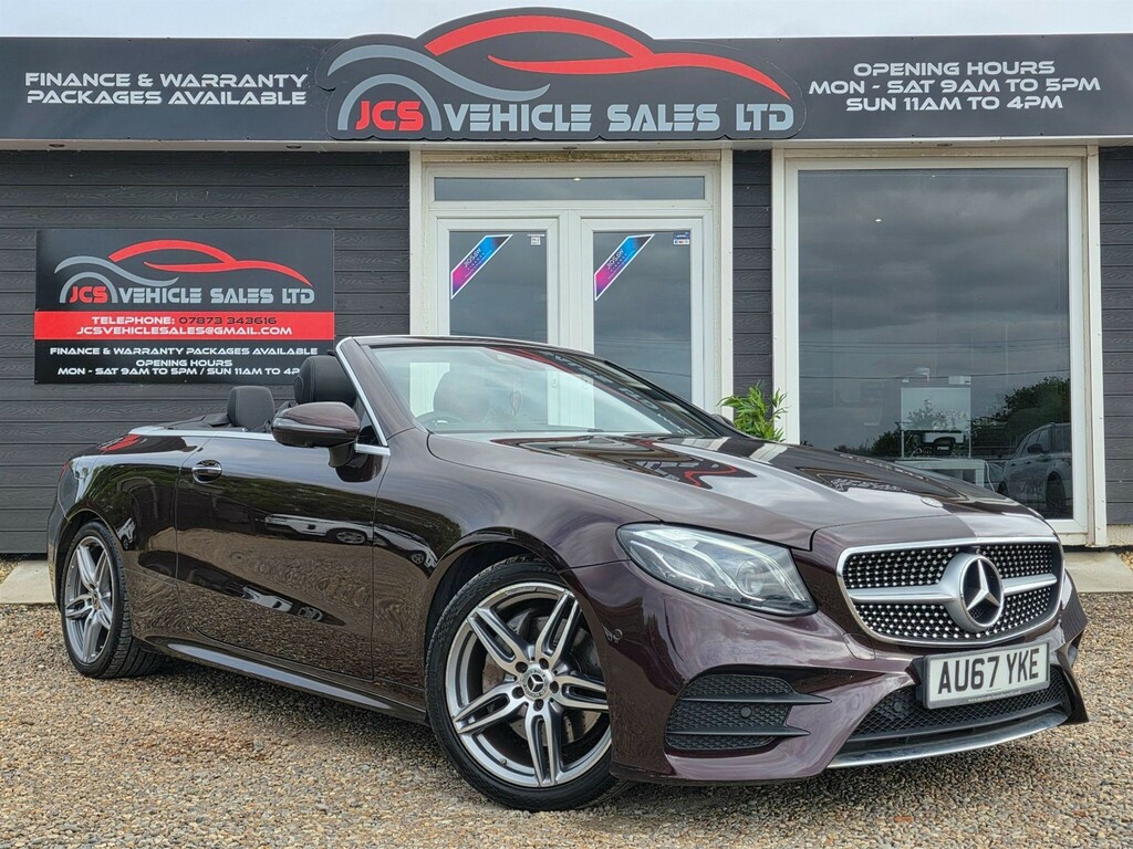 Mercedes-Benz E Class 2.0 D Amg Line Premium Plus Cabriolet G-tronic