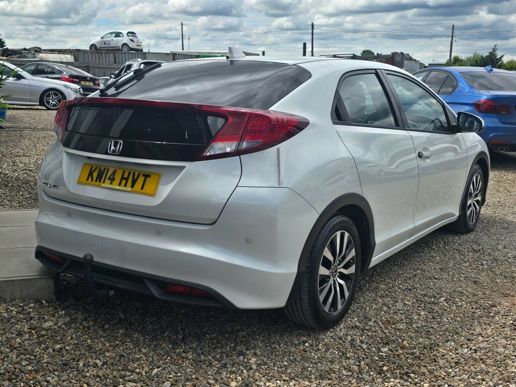 Honda Civic 1.6 I-dtec Se Plus-t Euro 5 Ss White #5