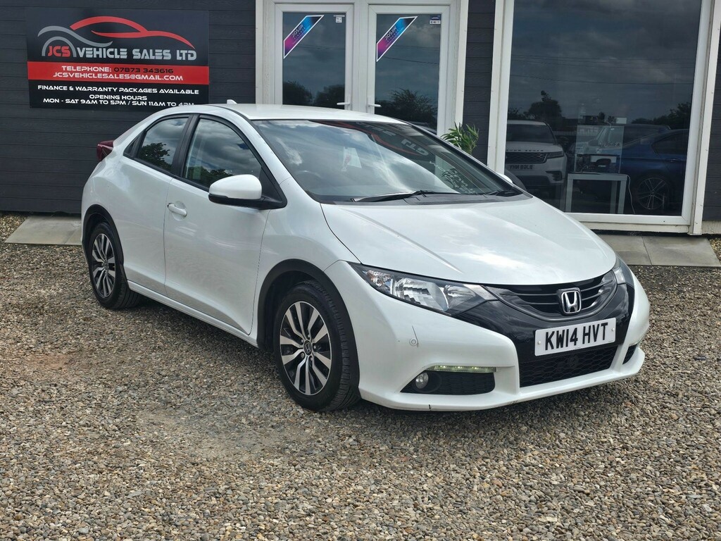 Honda Civic 1.6 I-dtec Se Plus-t Euro 5 Ss White #2