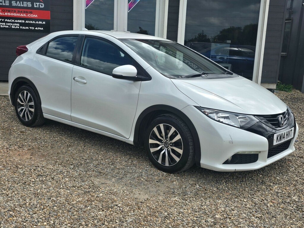 Honda Civic 1.6 I-dtec Se Plus-t Euro 5 Ss White #3