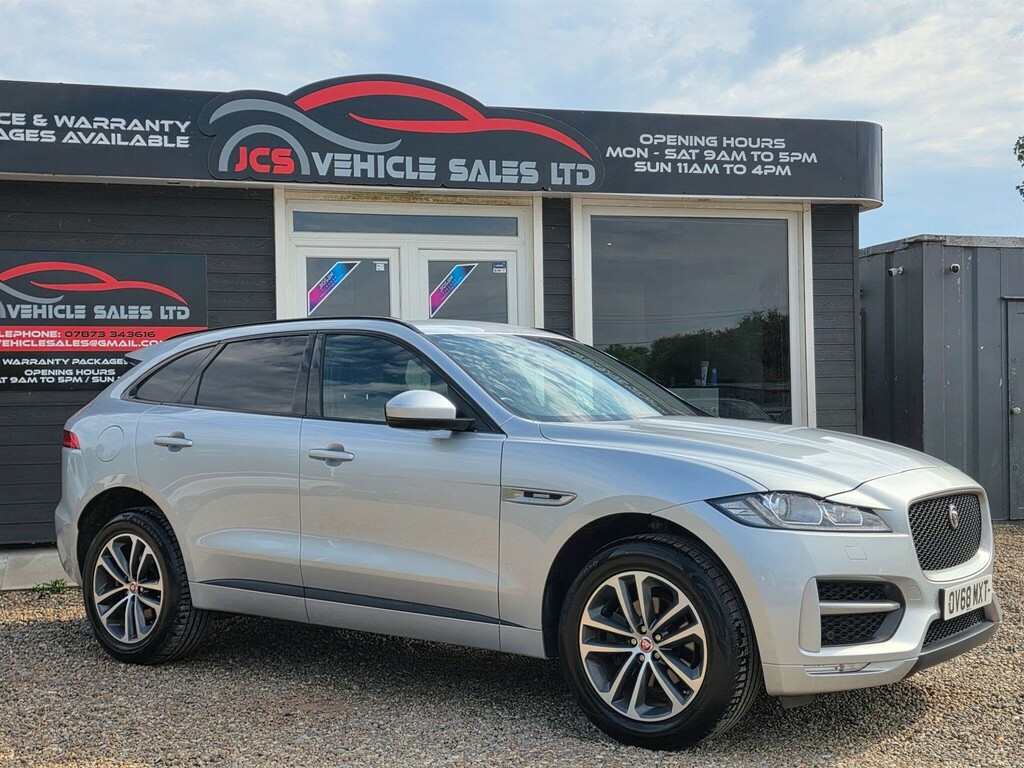 Jaguar F-Pace 2.0 D180 R-sport Awd Euro 6 Ss Silver #2