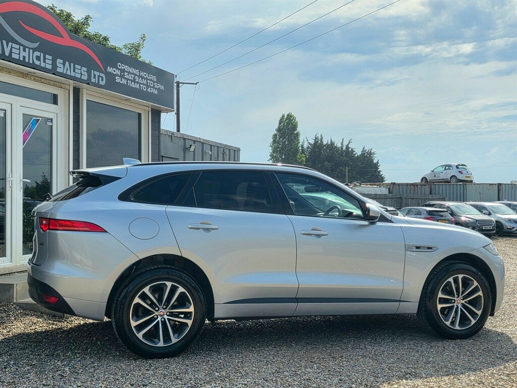 Jaguar F-Pace 2.0 D180 R-sport Awd Euro 6 Ss Silver #5