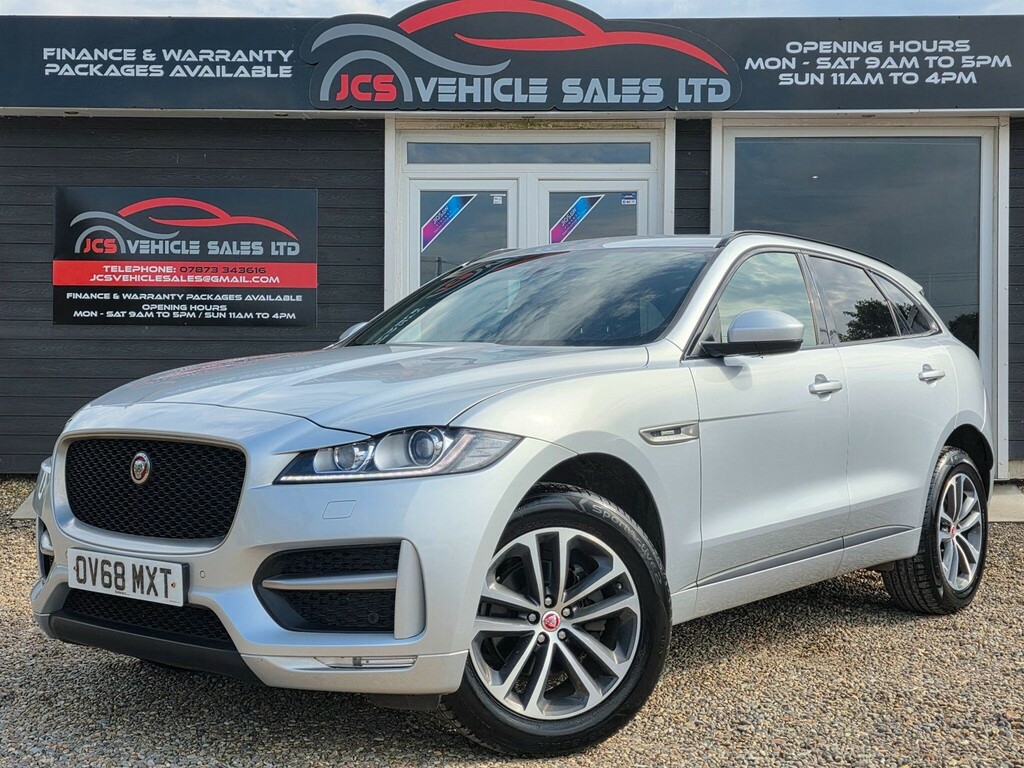 Jaguar F-Pace 2.0 D180 Portfolio Suv Awd Euro 6 Silver #13