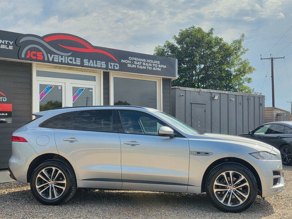 Jaguar F-Pace 2.0 D180 R-sport Awd Euro 6 Ss Silver #3
