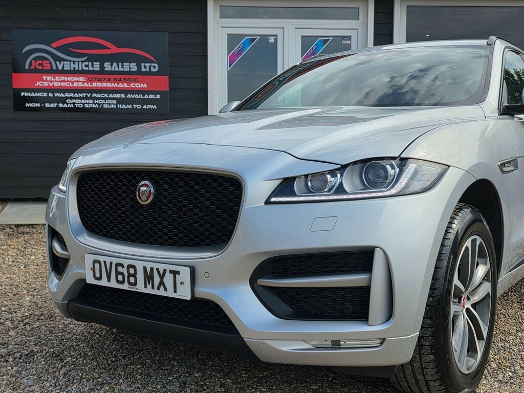 Jaguar F-Pace 2.0 D180 Portfolio Suv Awd Euro 6 Silver #16