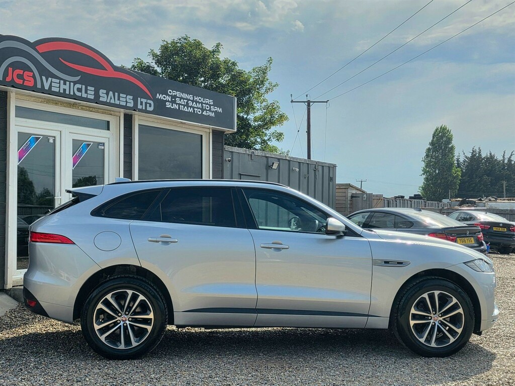 Jaguar F-Pace 2.0 D180 R-sport Awd Euro 6 Ss Silver #4
