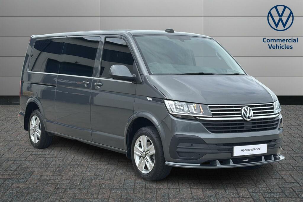 Volkswagen Transporter Shuttle T6.1 150 6 Speed 8 Seat Shuttle Se Lwb In Candy Wh White #1