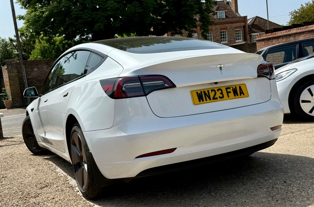 Tesla Model 3 Saloon WN23FWA White #6
