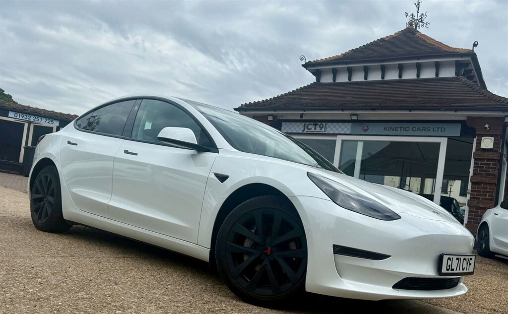 Tesla Model 3 Saloon GL71CYF White #5