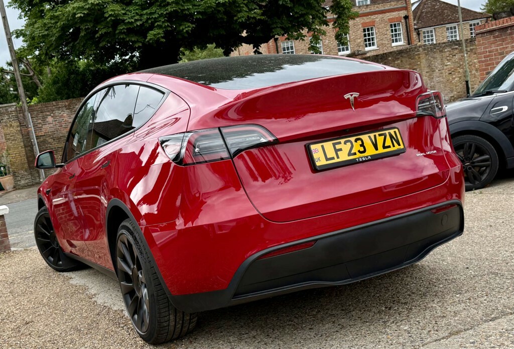 Tesla Model Y Suv Red #6