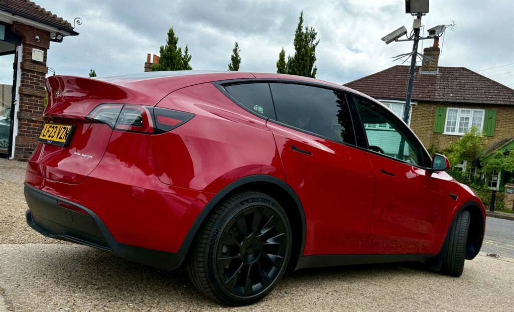 Tesla Model Y Suv Red #3