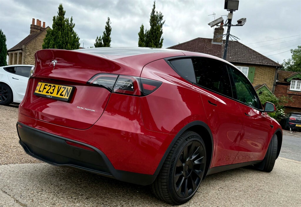 Tesla Model Y Suv Red #4