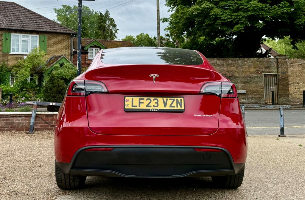 Tesla Model Y Suv Red #5