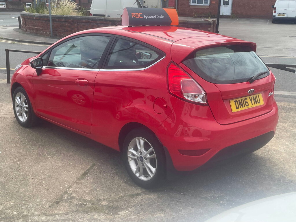 Ford Fiesta 1.25 Zetec Hatchback Euro 6 82 Red #5
