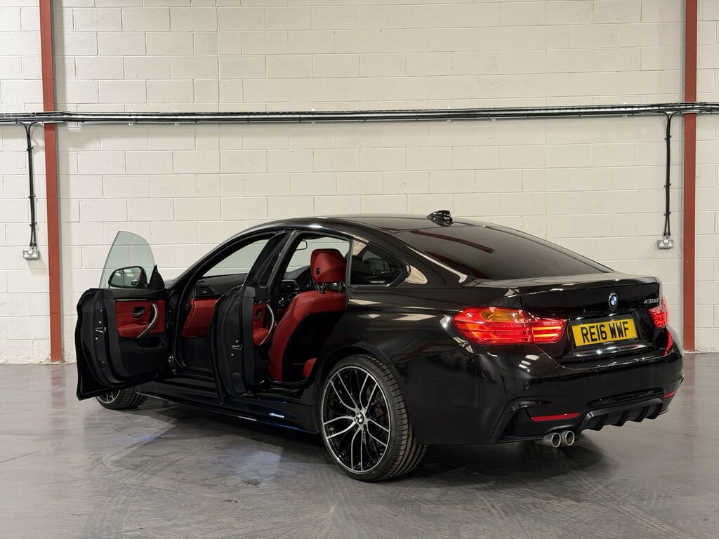 BMW 4 Series Gran Coupe 3.0 430D M Sport Gran Coupe 2016 Black #6