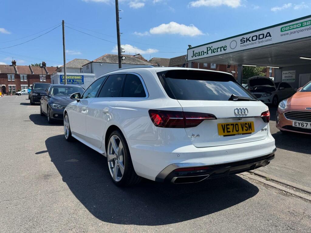 Audi A4 Avant 2.0 Tdi 35 S Line S Tronic Euro 6 Ss White #4
