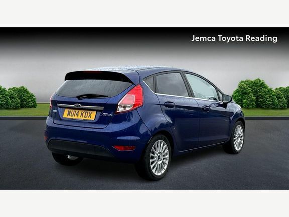 Ford Fiesta 1.0T Ecoboost Titanium Euro 5 Ss WU14KDX Blue #2